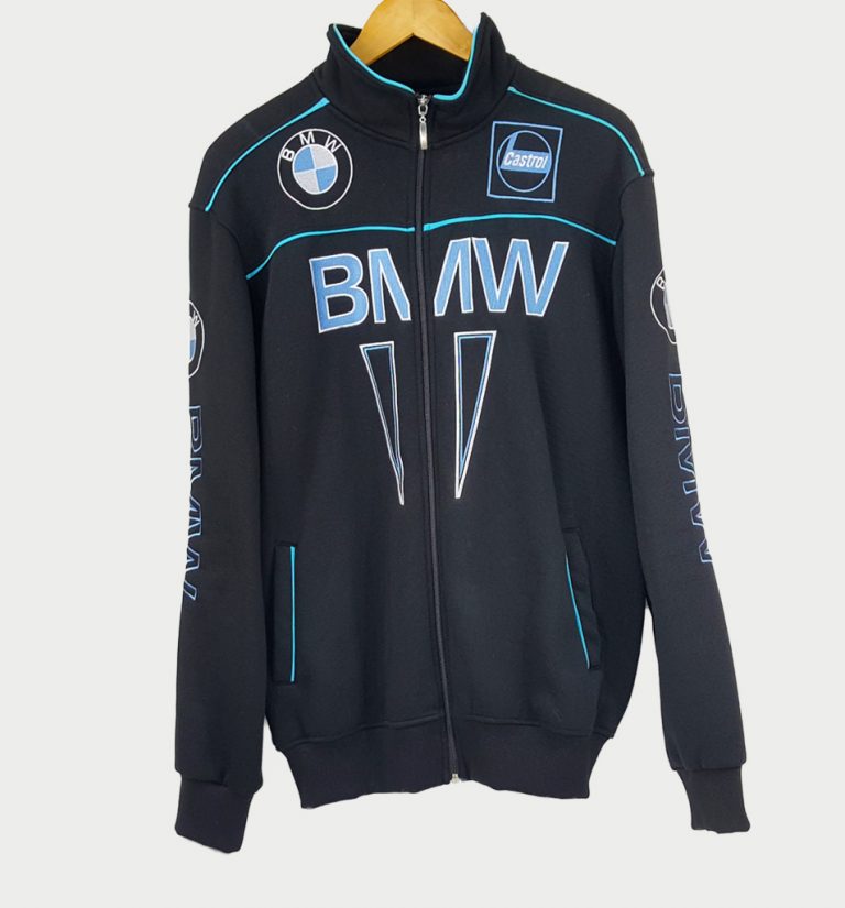 Lacivert Mavi Nakışlı Sweatshirt