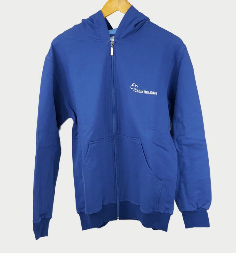 Ön Sırt Nakışlı Lacivert Sweatshirt