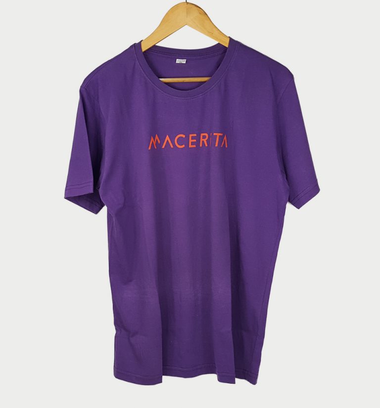 Mor Baskılı Tshirt